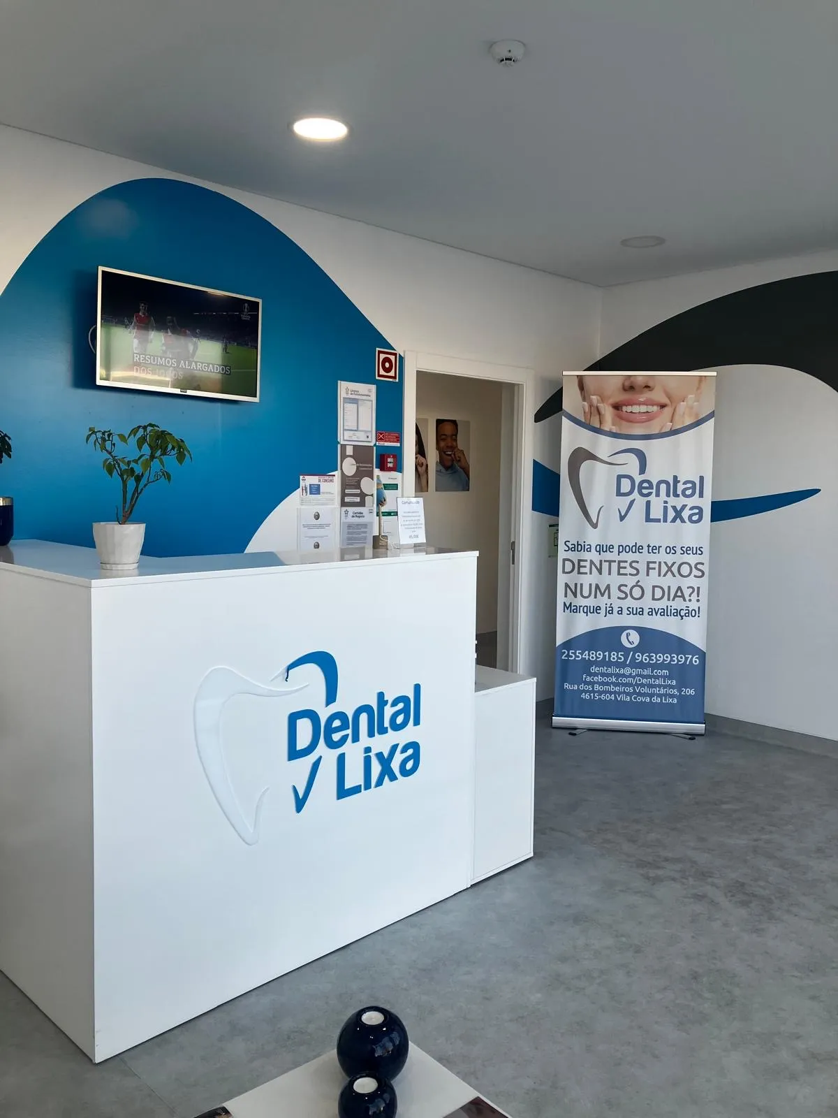 Fotografia da clínica Dental Lixa, em Vila Cova da Lixa